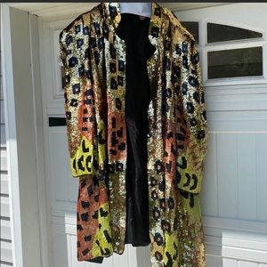 Party Vintage 90’s custom sequin jacket by Gunit 22/24  2x